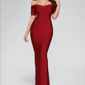 Marciano for Guess Red Bandage Gown